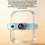 HY370 Portable Mini Projector 720P Android 14 230 ANSI WiFi 6 Bluetooth-compatible 5.0 Home Theater