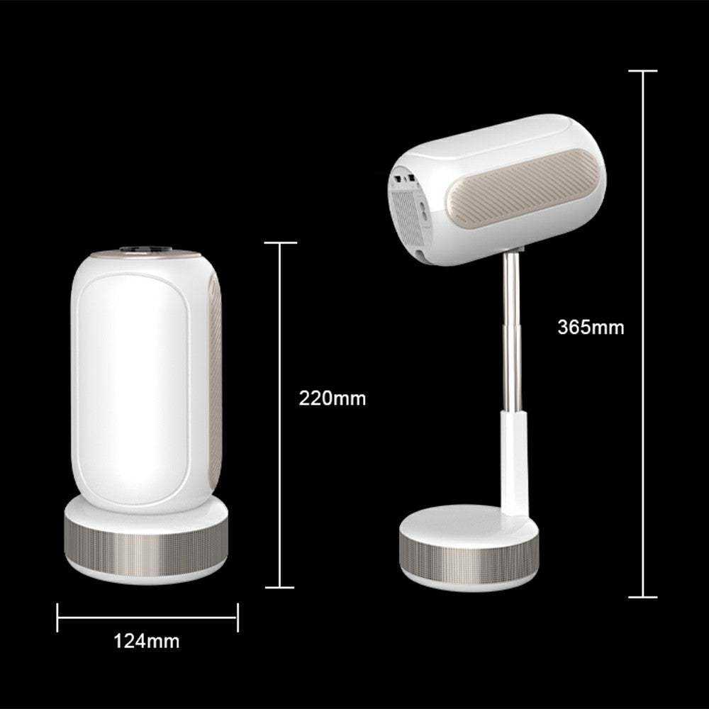 TS-16 1080P HD Hidden Lifting Gimbal Projector 6-Axis Keystone Correction Built-in Speaker, 2+16GB