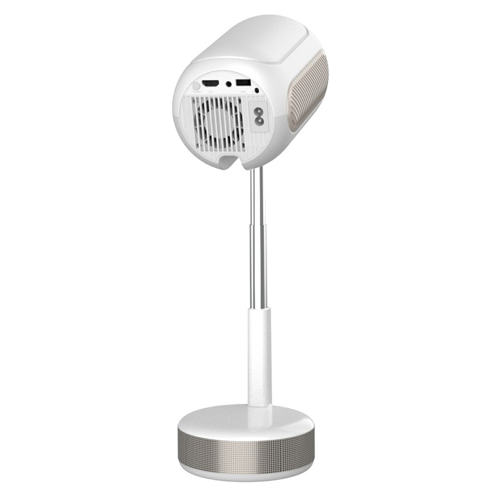 TS-16 1080P HD Hidden Lifting Gimbal Projector 6-Axis Keystone Correction Built-in Speaker, 2+16GB