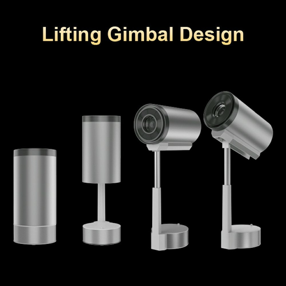 TS-17 Hidden Lifting Gimbal 1080P Projector Built-in Speaker Mini Home Theater, 2+16GB