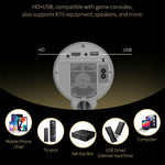 TS-17 Hidden Lifting Gimbal 1080P Projector Built-in Speaker Mini Home Theater, 2+16GB