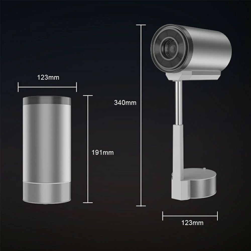 TS-17 Hidden Lifting Gimbal 1080P Projector Built-in Speaker Mini Home Theater, 2+16GB
