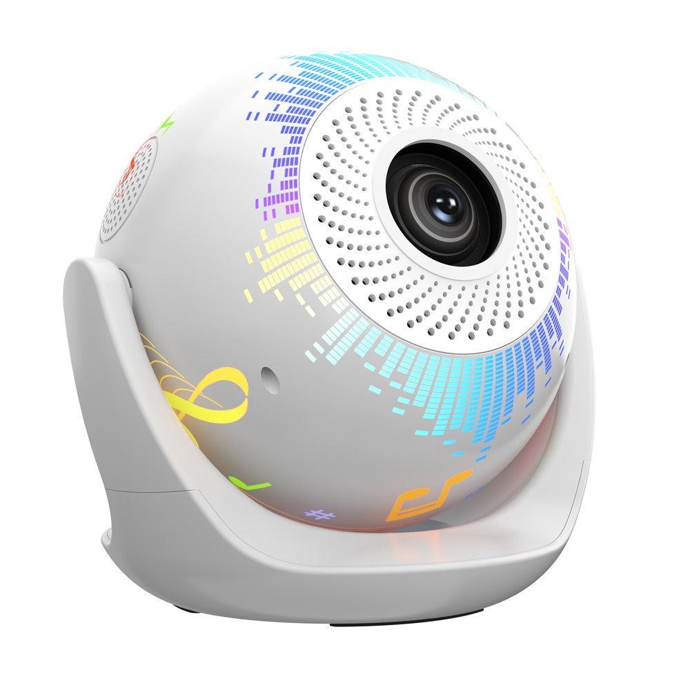 V6 Smart Projector 8K Decoding 200 ANSI Lumens 180° Rotation Android 14 Wi-Fi 6 Karaoke for Home Theater