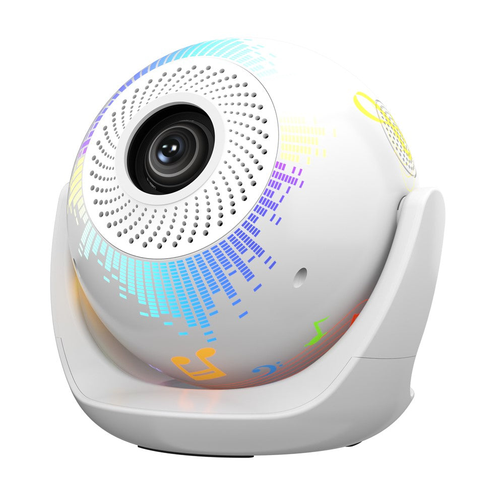 V6 Smart Projector 8K Decoding 200 ANSI Lumens 180° Rotation Android 14 Wi-Fi 6 Karaoke for Home Theater