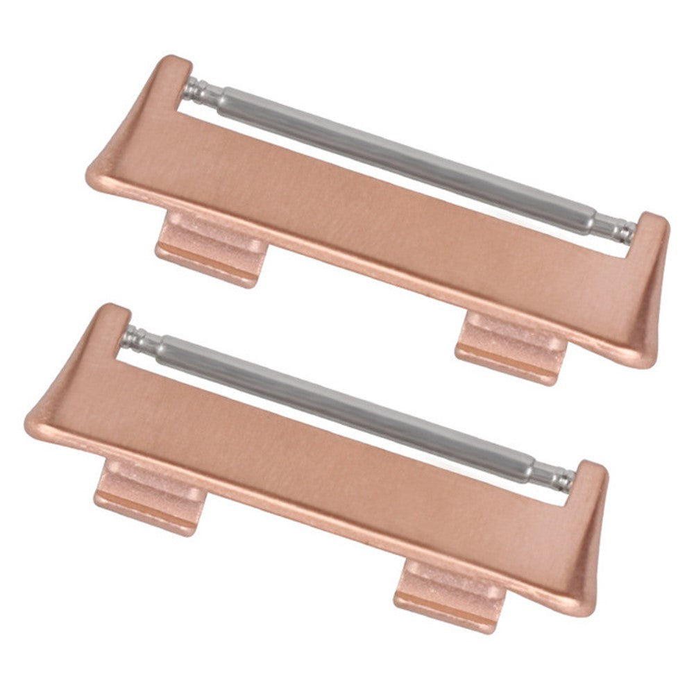 1 par 20mm rustfri stål urrem-forbinder urremadapter erstatning til Oppo Watch 2 42mm