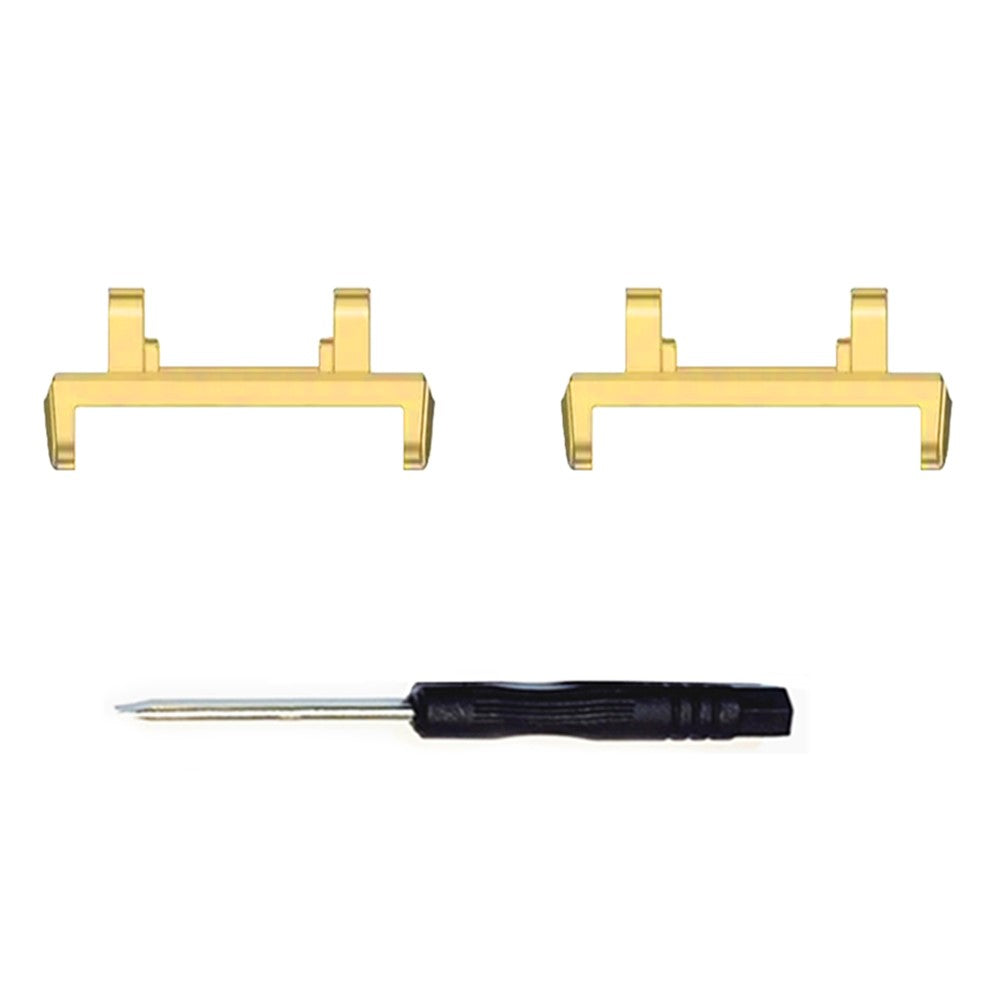 1 Pair For Huami Amazfit T-Rex 2 Stainless Steel Connector 22mm Watch Adapter Watchband Accessory