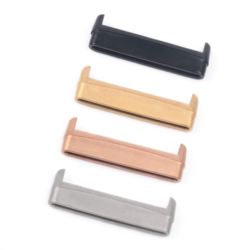 1Pair For Fitbit Versa 4 / Sense 2 Metal Watch Strap Adapter Watch Band Connector Kit