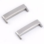 1Pair For Fitbit Versa 4 / Sense 2 Metal Watch Strap Adapter Watch Band Connector Kit