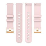 Quick-Release-18mm Watch Band for Huawei Watch GT 7 41mm / Garmin Forerunner 265S / 255S / Venu 2S Textured Silicone Replacement Watch Strap