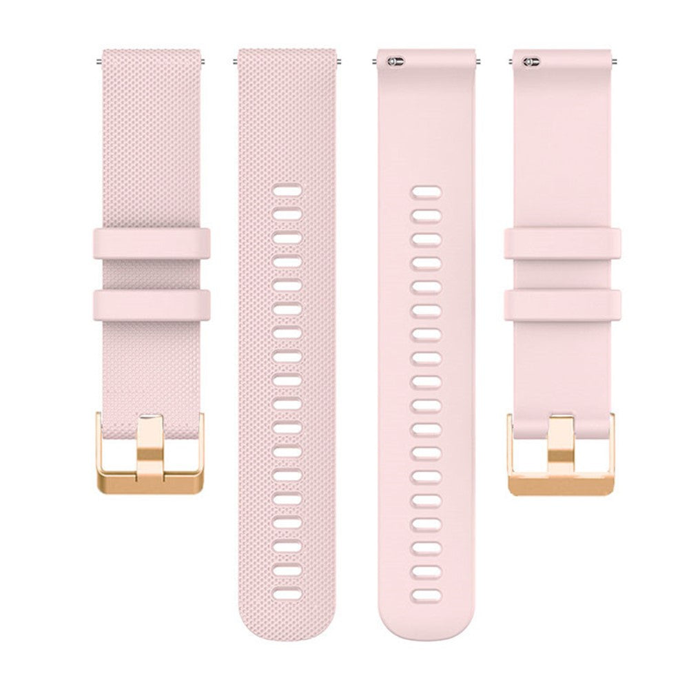 Quick-Release-18mm Watch Band for Huawei Watch GT 7 41mm / Garmin Forerunner 265S / 255S / Venu 2S Textured Silicone Replacement Watch Strap