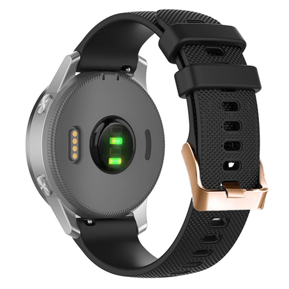 Quick-Release-18mm Watch Band for Huawei Watch GT 7 41mm / Garmin Forerunner 265S / 255S / Venu 2S Textured Silicone Replacement Watch Strap