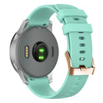 Quick-Release-18mm Watch Band for Huawei Watch GT 7 41mm / Garmin Forerunner 265S / 255S / Venu 2S Textured Silicone Replacement Watch Strap