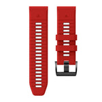 Garmin Fenix 7X Pro 51mm / Fenix 7X Tvåfärgad Sportklockarmband Silikon Andningsbart Armband