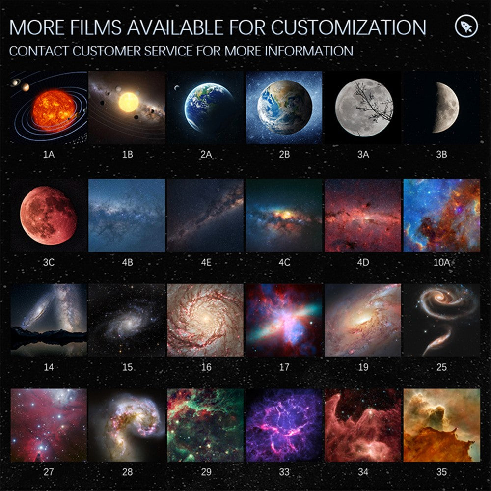 4K Galaxy Planetarium Projector (12 Discs)