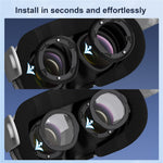 STARTRC GAMES For Meta Quest 3 VR Glasses Anti-Scratch Ring Lens + Protective Cover Set (Non-Prescription Lens)