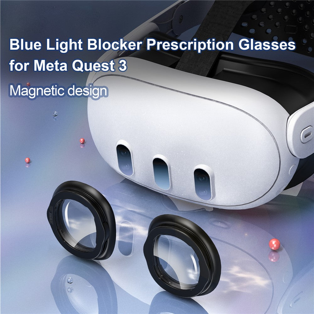 STARTRC GAMES For Meta Quest 3 VR Glasses Anti-Scratch Ring Lens + Protective Cover Set (Non-Prescription Lens)