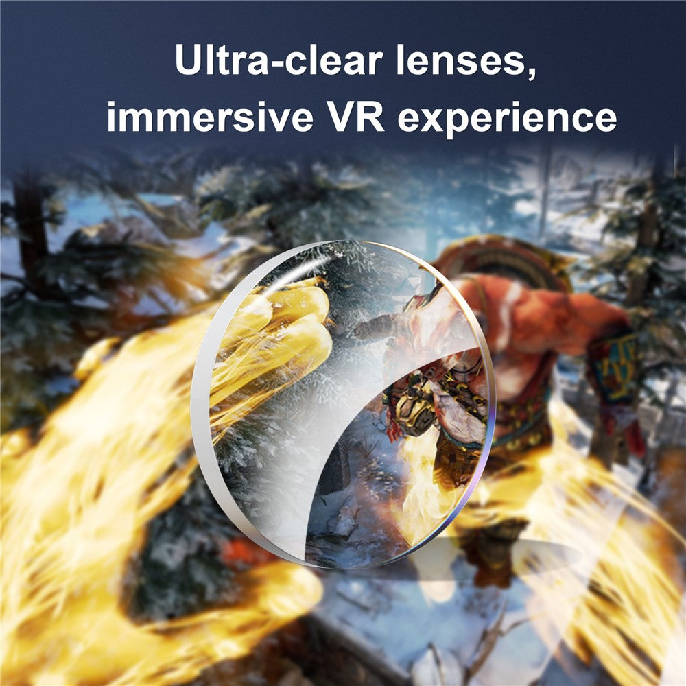 STARTRC GAMES For Meta Quest 3 VR Glasses Anti-Scratch Ring Lens + Protective Cover Set (Non-Prescription Lens)