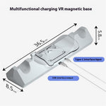 Q6-3 Charging Dock Station for Meta Quest 3 , 30W Fast Charging Stand with RGB Light