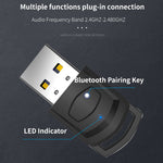 HONSON HS-PS5101 Til Sony PS5 / PS4 / PC til hovedtelefon Bluetooth-kompatibel USB 3.5mm lydsender trådløs modtager