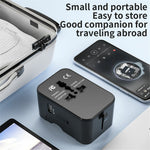 HHT202-2C 1xUSB+2x Type-C Charging Adapter Travel Universal Charger Converter