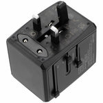 HH904 Worldwide Travel Power Adapter 2 QC + 2 PD Ports Fast Charging Wall Charger Plug Converter