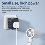 HH904 Worldwide Travel Power Adapter 2 QC + 2 PD Ports Fast Charging Wall Charger Plug Converter