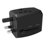 HHT525 Type-C + 2xUSB Universal Global Travel Power Adapter Charger Plug Converter