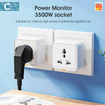 MG-CZ107W Smart Home WiFi-stikkontakt Tuya APP Stemmestyring Timerstik, EU-stik