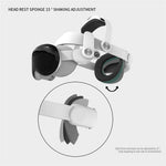 WOLMTT Justerbar hovedstrop til Apple Vision Pro VR Headset Tilbehør