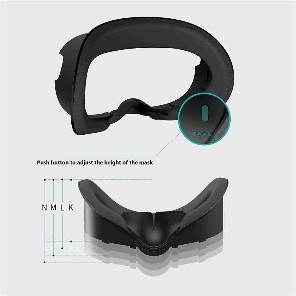 WOLMTT Til Meta Quest 3 Justerbar Ansigtsmaske VR-tilbehør