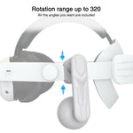 Kablede høretelefoner til Meta Quest 2 / 3 VR-headsettilbehør 3,5 mm hovedtelefoner med strækbar klips