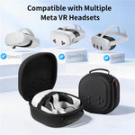 STARTRC GAMES For Meta Quest 3S / Quest 3 / Quest 2 Carrying Case Snowflake Cloth VR Headset Storage Bag