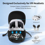 STARTRC GAMES For Meta Quest 3S / Quest 3 / Quest 2 Carrying Case Snowflake Cloth VR Headset Storage Bag