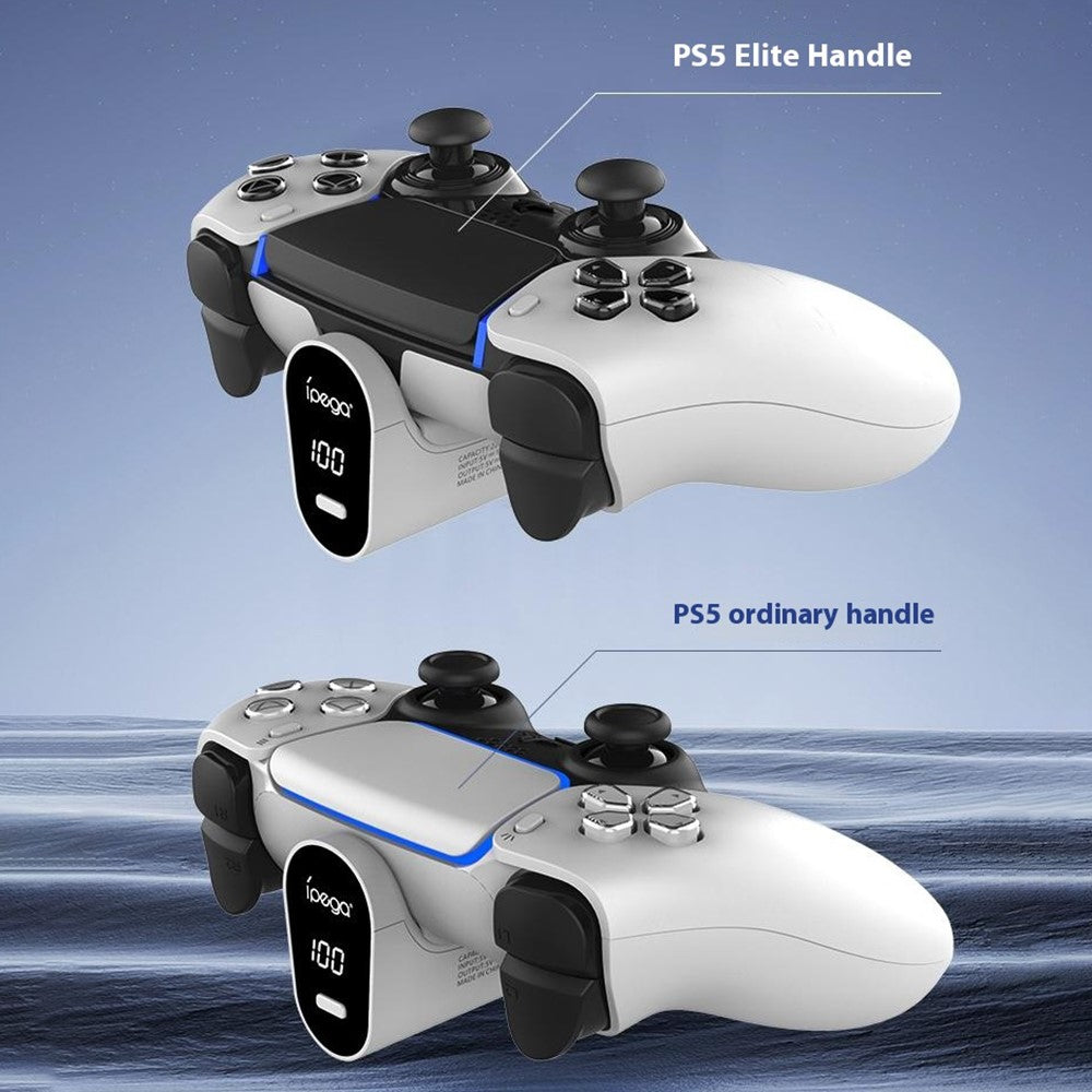 IPEGA PG-P5042 For Sony PlayStation 5 Game Controller LED Display 2000mAh External Battery Pack