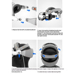 HIBLOKS Head Strap for Apple Vision Pro Headband Adjustable Pressure Relief Balance VR Accessory