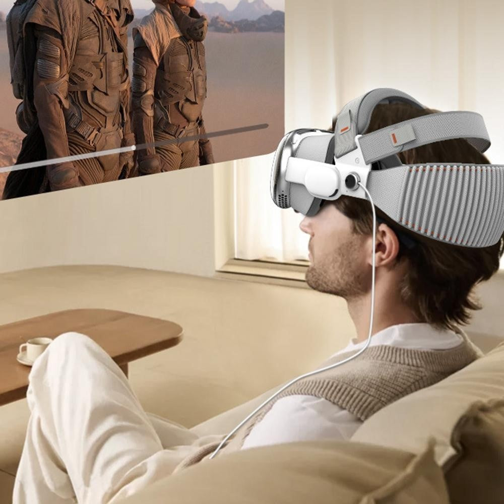 HIBLOKS Head Strap for Apple Vision Pro Headband Adjustable Pressure Relief Balance VR Accessory