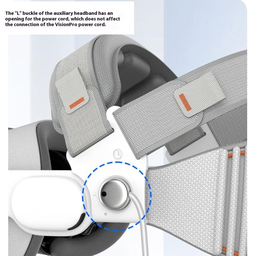 HIBLOKS Head Strap for Apple Vision Pro Headband Adjustable Pressure Relief Balance VR Accessory