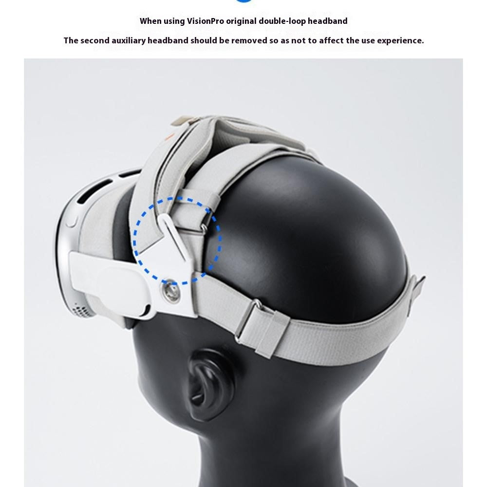 HIBLOKS Head Strap for Apple Vision Pro Headband Adjustable Pressure Relief Balance VR Accessory