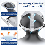 For Meta Quest 2 Head Strap Adjustable Replacement Headband (Key Caps Not Included)