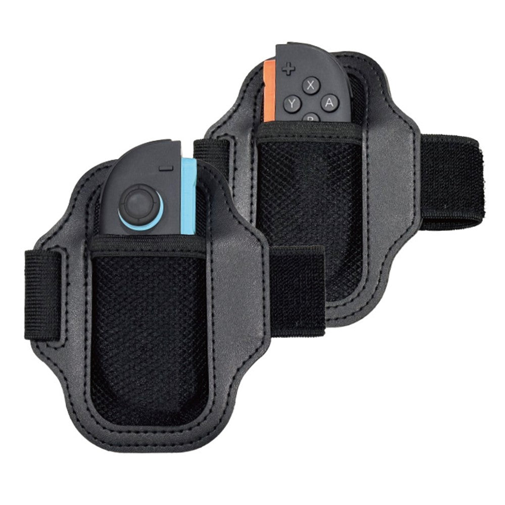 HBS-2860 2 stk. til Nintendo Switch 2 / 1 Joy-Con Controller benrem, elastisk sportsbånd i læder