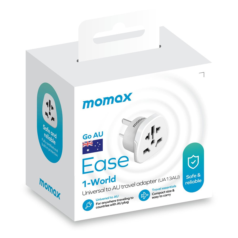MOMAX 1-World 2500W Global Travel Adapter Universal Power Converter