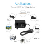 ZOSI DC 12V 2A 2000mA Power Supply Adapter for CCTV Security Camera Surveillance System