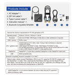 STARTRC GAMES For Sony PlayStation VR2 Headset Computer Connection Adapter with Bluetooth-Compatible Receiver