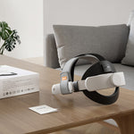 SYNTECH SYNM049P VR Headset-rem til Meta Quest 3 / 3S Justerbar Hovedbøjle Aftagelig Hovedrem