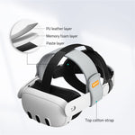 SYNTECH SYNM049P VR Headset-rem til Meta Quest 3 / 3S Justerbar Hovedbøjle Aftagelig Hovedrem