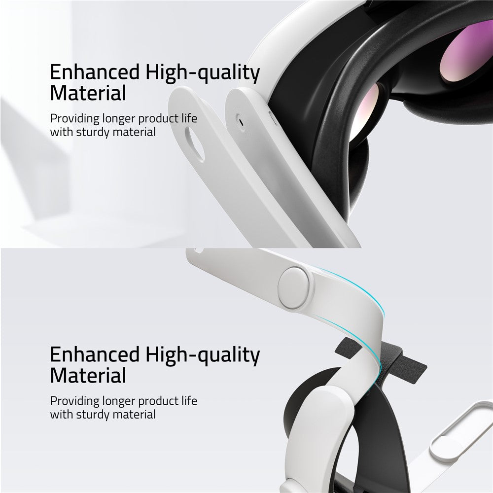 SYNTECH SYNM049P VR Headset-rem til Meta Quest 3 / 3S Justerbar Hovedbøjle Aftagelig Hovedrem