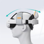 SYNTECH SYNM049P VR Headset-rem til Meta Quest 3 / 3S Justerbar Hovedbøjle Aftagelig Hovedrem