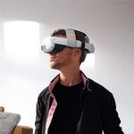 SYNTECH SYNM049P VR Headset-rem til Meta Quest 3 / 3S Justerbar Hovedbøjle Aftagelig Hovedrem