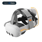 SYNTECH VR Headset Batteri Hovedrem til Meta Quest 3 / 3S Forlænget Spilletid Justerbar Hovedbøjle