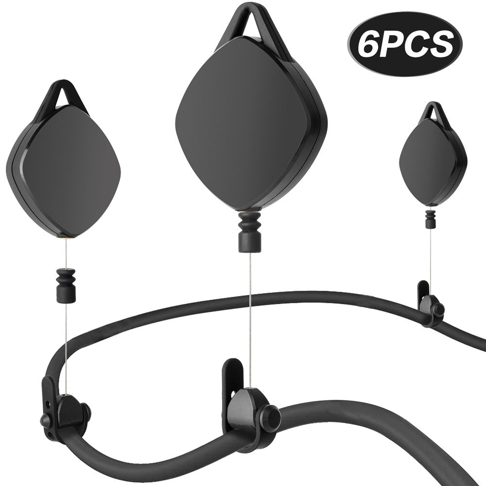 6PCS VR Cable Management System Retractable Ceiling Pulley for VR Headset Cable Organizer Accessories